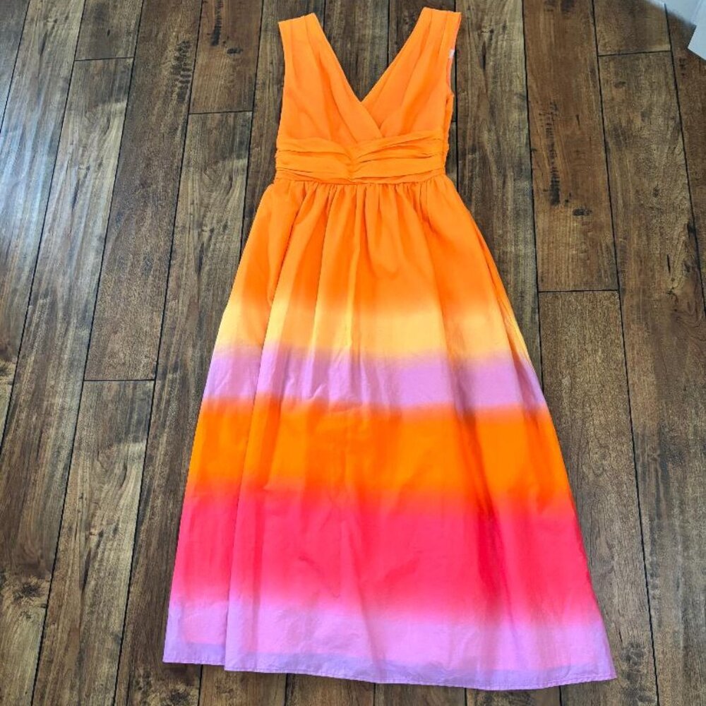 Taylor Women's Taylor V-Neck Ombre Maxi Dress